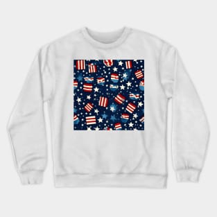 Patriotic 4th of July Pattern 15 Crewneck Sweatshirt